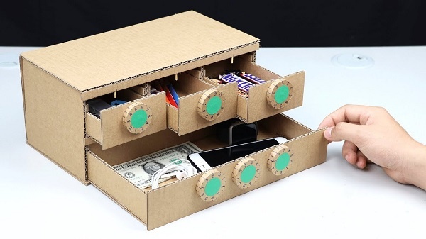 Những cách làm đồ handmade từ thùng carton đơn giản